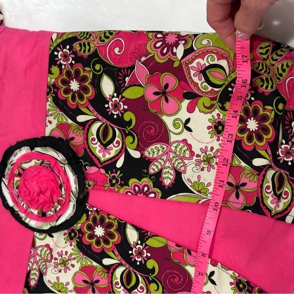 Beautiful Hand Crafted Floral Pink Shoulder Bag - Picture 8 of 11